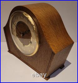 Vintage c1960's Smiths Oak Westminster Chiming Mantel Clock (Fully Serviced)