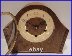 Vintage c1960's Smiths Oak Westminster Chiming Mantel Clock (Fully Serviced)