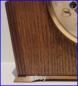 Vintage c1960's Smiths Oak Westminster Chiming Mantel Clock (Fully Serviced)