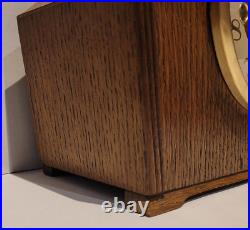 Vintage c1960's Smiths Oak Westminster Chiming Mantel Clock (Fully Serviced)