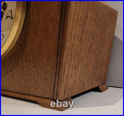 Vintage c1960's Smiths Oak Westminster Chiming Mantel Clock (Fully Serviced)