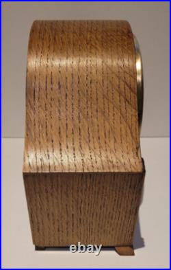 Vintage c1960's Smiths Oak Westminster Chiming Mantel Clock (Fully Serviced)