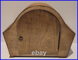 Vintage c1960's Smiths Oak Westminster Chiming Mantel Clock (Fully Serviced)