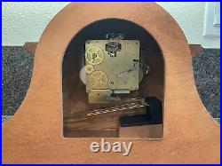 Vintage-howard Miller Oak Mantle Westminster Chime Clock West Germany 340-020