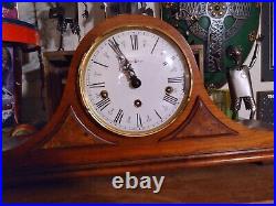 Vintage howard miller cherrywood mantle clock