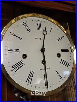 Vintage howard miller, model milan, westminster chime weight driven clock