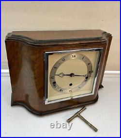 Vintage large Elliott Westminster Chime 8 day Mantle Clock