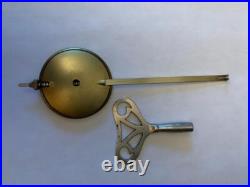 Vintage mantel clock by Franz Hermle Italian inlaid case Cherubs Chimes 30 high