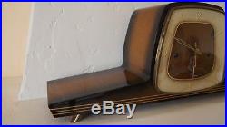 Vintage mantel shelf clock with westminster chime made in Germany