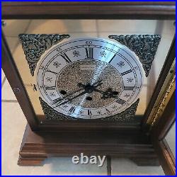 Vntg Hamilton Wheatland Westminster Chime Mantle Clock #340-020 W Germany WORKS