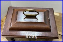 Vtg 70's #M210 MAH Baldwin Mantel Westminster Chime Clock