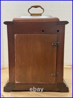 Vtg 70's #M210 MAH Baldwin Mantel Westminster Chime Clock