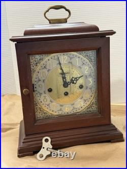 Vtg 70's #M210 MAH Baldwin Mantel Westminster Chime Clock