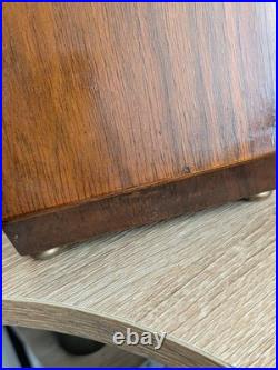 Vtg Art Deco Fattorini & Sons Westminster Chime Mantel Clock British Made 1930s