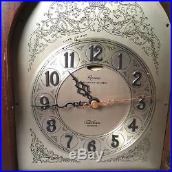 Vtg B2 Telechron Revere 59m38 Westminster Chime Mantel Motored Clock Electric