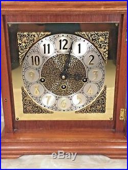 Vtg Bracket Clock F Hermle Movement Westminster Chimes Not Running