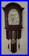 Vtg D&A Chiming Wall Clock Pendulum Hanging Faux Weights Battery Operated Chimes
