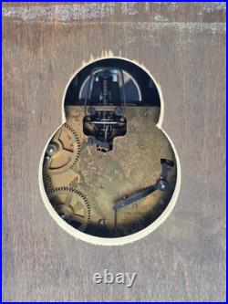 Vtg Franz Hermle 340-020 Mantel Clock W Germany 8-Day Westminster Chime Working