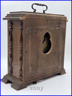 Vtg Franz Hermle 340-020 Mantel Clock W Germany 8-Day Westminster Chime Working