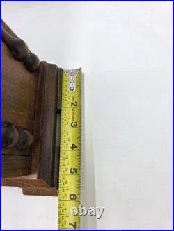 Vtg Franz Hermle 340-020 Mantel Clock W Germany 8-Day Westminster Chime Working