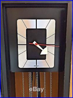 Vtg Howard Miller George Nelson Model 623 Grandfather Clock Westminster Chimes