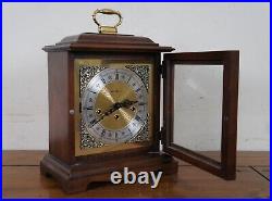 Vtg Howard Miller Graham Westminster Chime 340-020 Mantel Bracket Carriage Clock