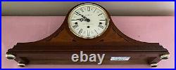 Vtg Howard Miller Livingston Wood Mantle Clock Westminster Chime 630-128 EC