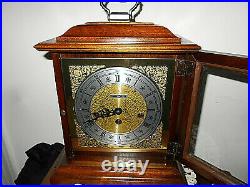 Vtg Howard Miller Mantel Clock Westminster Chimekey Windmodel#612-437