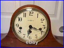 Vtg Howard Miller Mantle Clock 612-439 Westminster Chime W Key Wind Movement MCM