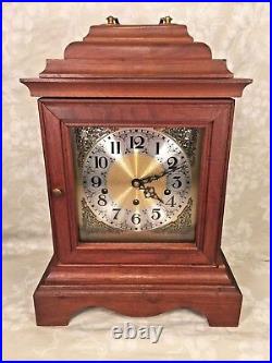 Vtg Mason & Sullivan Bracket Clock Westminster Chimes Runs Strikes Chimes