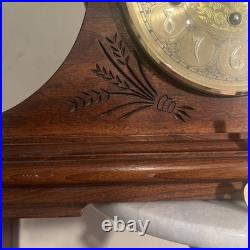 Vtg RARE Sligh German Mantle Chime Clock Model 0503-1-AN REPLACED Movement NICE