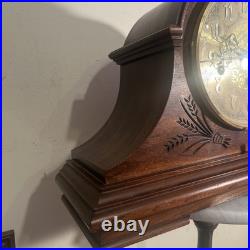 Vtg RARE Sligh German Mantle Chime Clock Model 0503-1-AN REPLACED Movement NICE