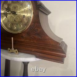 Vtg RARE Sligh German Mantle Chime Clock Model 0503-1-AN REPLACED Movement NICE