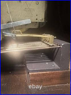 Vtg RARE Sligh German Mantle Chime Clock Model 0503-1-AN REPLACED Movement NICE