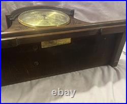 Vtg RARE Sligh German Mantle Chime Clock Model 0503-1-AN REPLACED Movement NICE