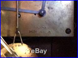 Vtg Seth Thomas 8 Day Westminster Chime No. 124 Mantle Clock