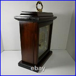 Vtg VERICHRON Westminster Chime Wooden Mantel Clock Harris & Mallow