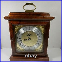 Vtg VERICHRON Westminster Chime Wooden Mantel Clock Harris & Mallow