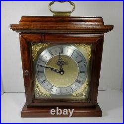 Vtg VERICHRON Westminster Chime Wooden Mantel Clock Harris & Mallow