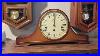 W Haid Triple Chime Mantle Clock Chimes 12 Pm Westminster