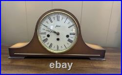 W. Haid Westminster 1974 Chime Mantel Clock With Keys