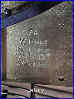 W. Haid Westminster 1974 Chime Mantel Clock With Keys