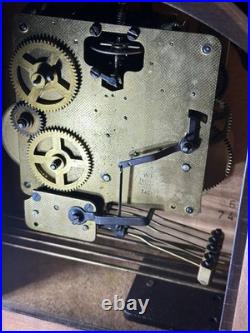 W. Haid Westminster 1974 Chime Mantel Clock With Keys