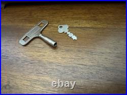 W. Haid Westminster 1974 Chime Mantel Clock With Keys