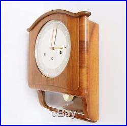 WALL CLOCK MAUTHE WESTMINSTER Chime EXTREMELY RARE! Vintage HIGH GLOSS, Germany