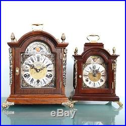 WARMINK CLOCK TRIPLE CHIME Mantel MOONPHASE Germany Westminster Vintage SERVICED