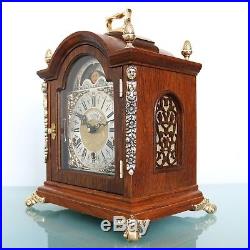 WARMINK CLOCK TRIPLE CHIME Mantel MOONPHASE Germany Westminster Vintage SERVICED