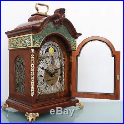 WARMINK TOP RANGE! LARGEST! Clock HIGH GLOSS Vintage WESTMINSTER MOONPHASE Chime