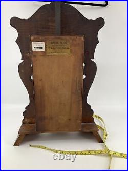 WM L Gilbert Clock Co. General No. 133 Wood Chimes Keys Working Excellent