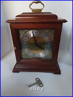 WORKING HERMLE MOVEMENT BALDWIN MANTEL CLOCK WESTMINSTER CHIME #M210 MAH With KEY